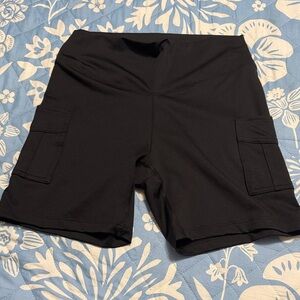PINK Victoria's Secret Black Cargo Shorts